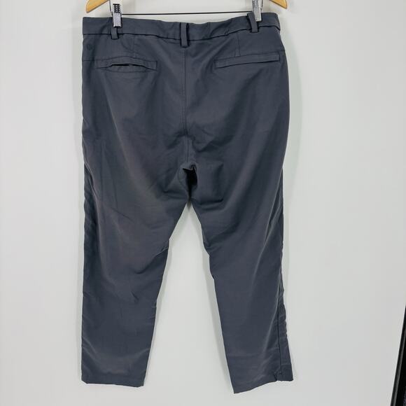 Lululemon Pants Mens 36 Grey Gray ABC Slim Fit Five Pocket Utilitech Performance - Picture 2 of 8